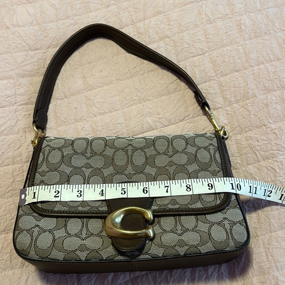 NWOT Coach Soft Tabby Brown Signature Canvas/Leather - Picture 13 of 14